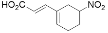 (E)-3-(5-硝基环己-1-烯-1-基)丙烯酸