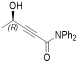 4-Hydroxy-N,N-diphenyl-(4R)-2-pentynamide