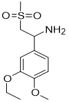 1-(3-Ethoxy-4-methoxyphenyl)-2-(methylsulfonyl)ethanamine