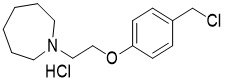 (4-(2 -(氮杂环庚烷-1-基)乙氧基)苯基)甲醇盐酸盐