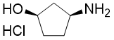 (1R,3S)-3-aminocyclopentanol hydrochloride