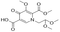 1-(2,2-二甲氧基乙基)-1,4-二氢-3-甲氧基-4-氧代-2,5-吡啶二甲酸 2-甲酯