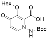 2-Pyridinecarboxylic acid, 1-[[(1,1-​dimethylethoxy)​carbonyl]​amino]-3-​(hexyloxy)-1,4-dihydro-4-oxo-