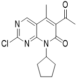 6-乙酰基-2-氯-8-环戊基-5-甲基-吡啶并[2,3-d]嘧啶-7(8h)-酮