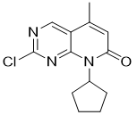 2-氯-8-环戊基-5-甲基-8H-吡啶并[2,3-D]嘧啶基-7-酮