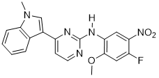 N-(4-氟-2-甲氧基-5-硝基苯基)-4-(1-甲基-1H-吲哚-3-基)-2-嘧啶胺