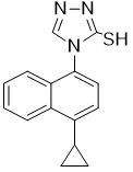 4-(1-环丙基萘-4-基)-4H-1,2,4-三唑-3-硫醇