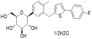 Canaglifozion Hemihydrate